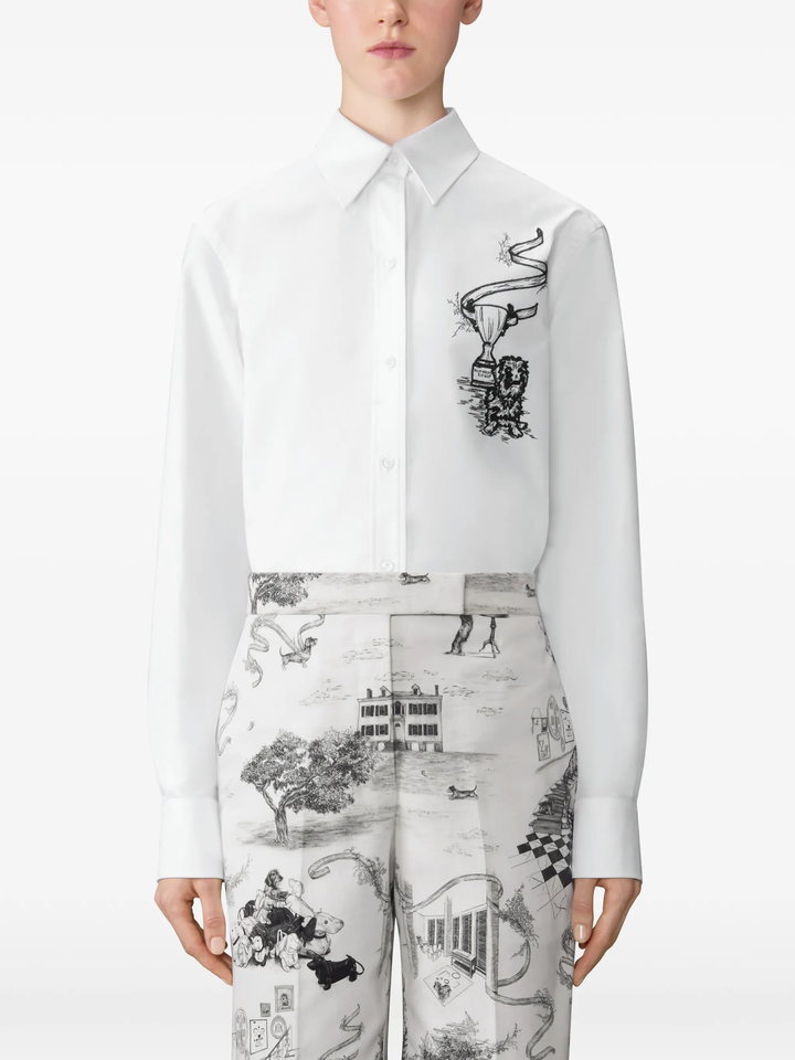 Easy Fit Button Down Point Collar Shirt
