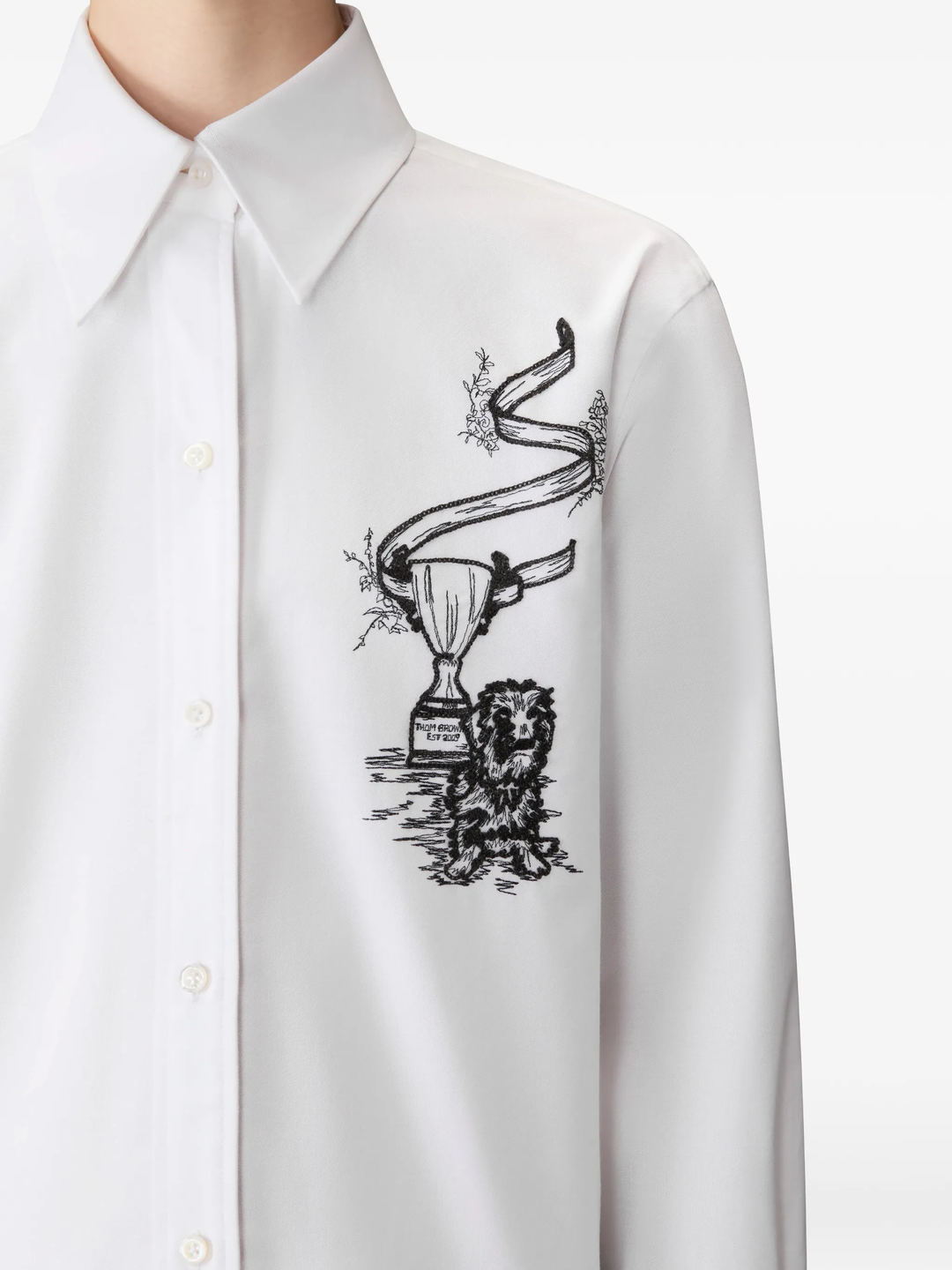 Easy Fit Button Down Point Collar Shirt