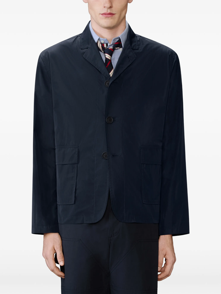 Packable Blazer With Flap Pockets