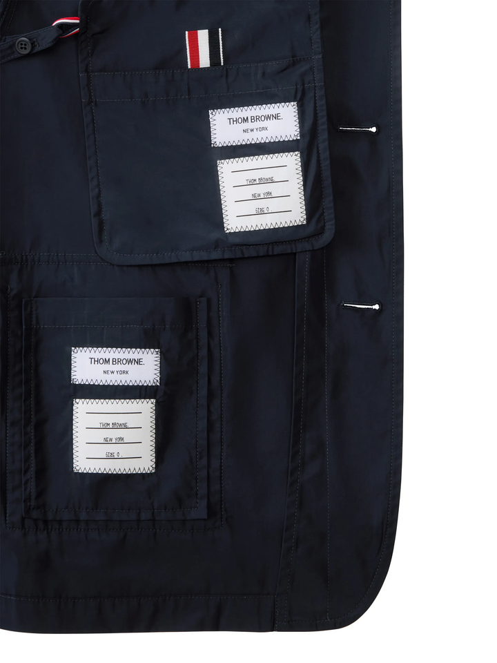 Packable Blazer With Flap Pockets