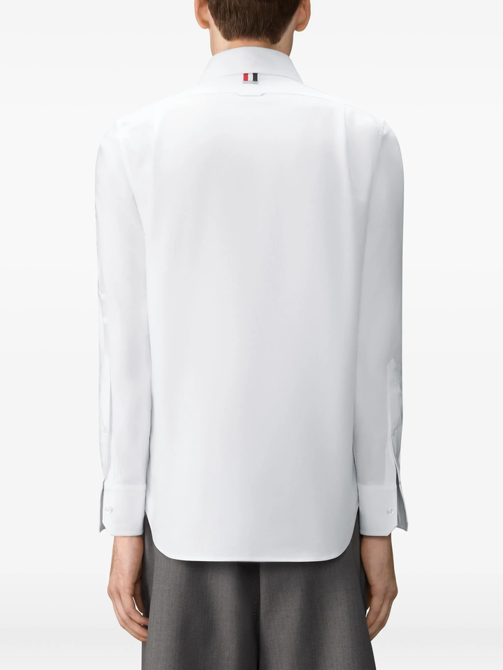 Straight Fit Button Down Long Sleeve Shirt