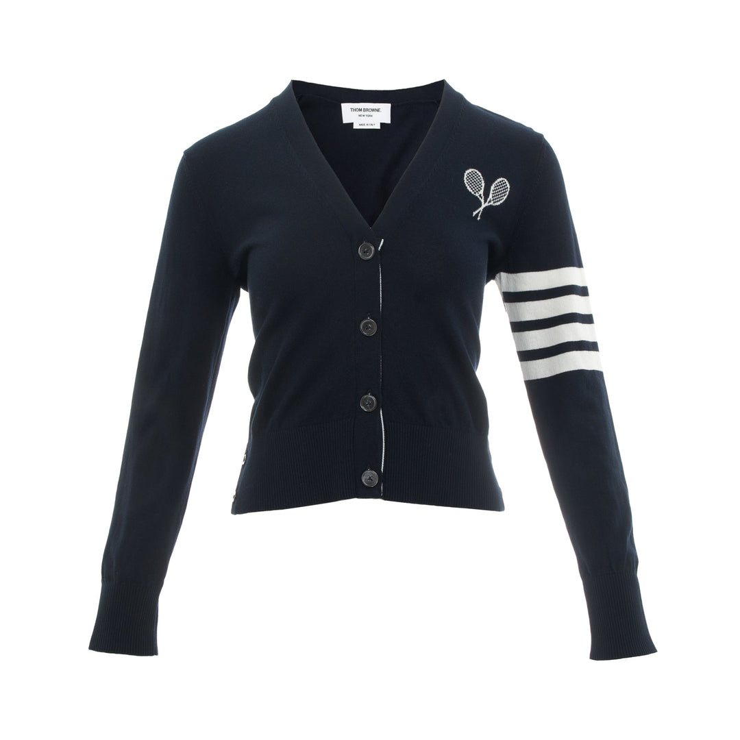 Thom Browne Knit Cardigan – Available at Club 21, Official Retailer in Singapore, Malaysia & Thailand with Global Shipping Online