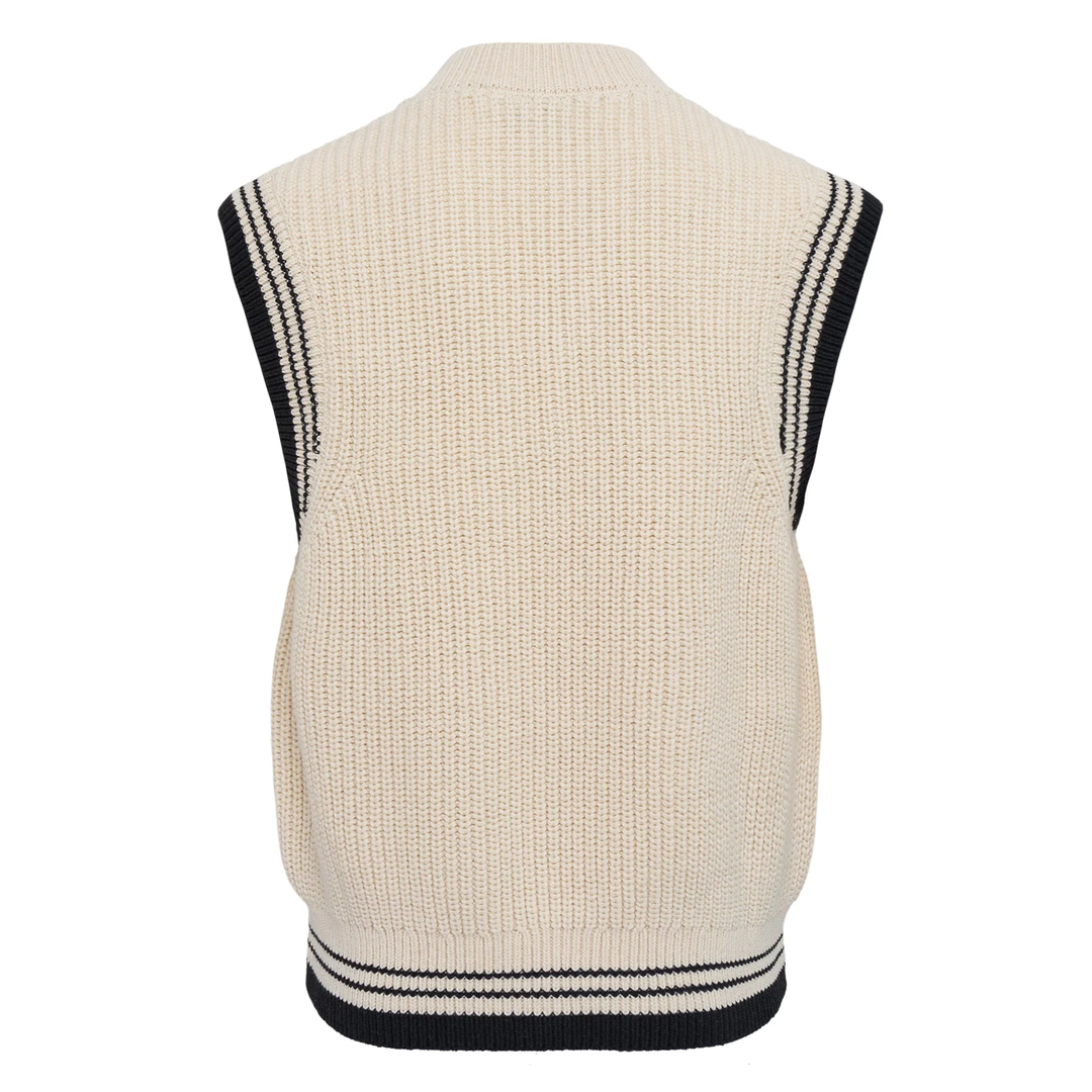 College V-Neck Sleeveless Vest