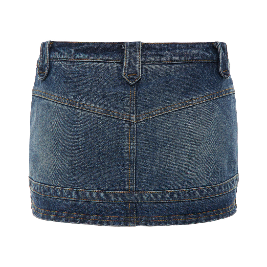 Denim Mini Skirt