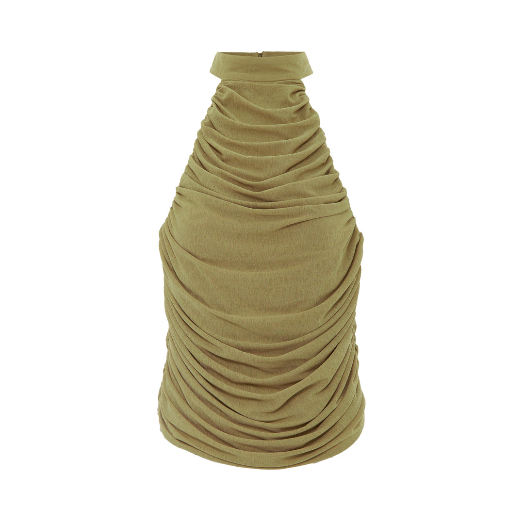 Ruched Halter Top