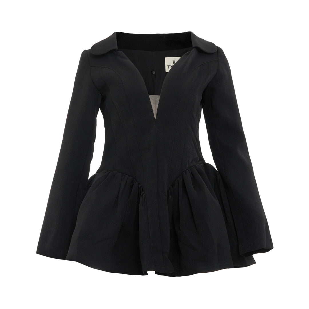 Black Peplum Jacket