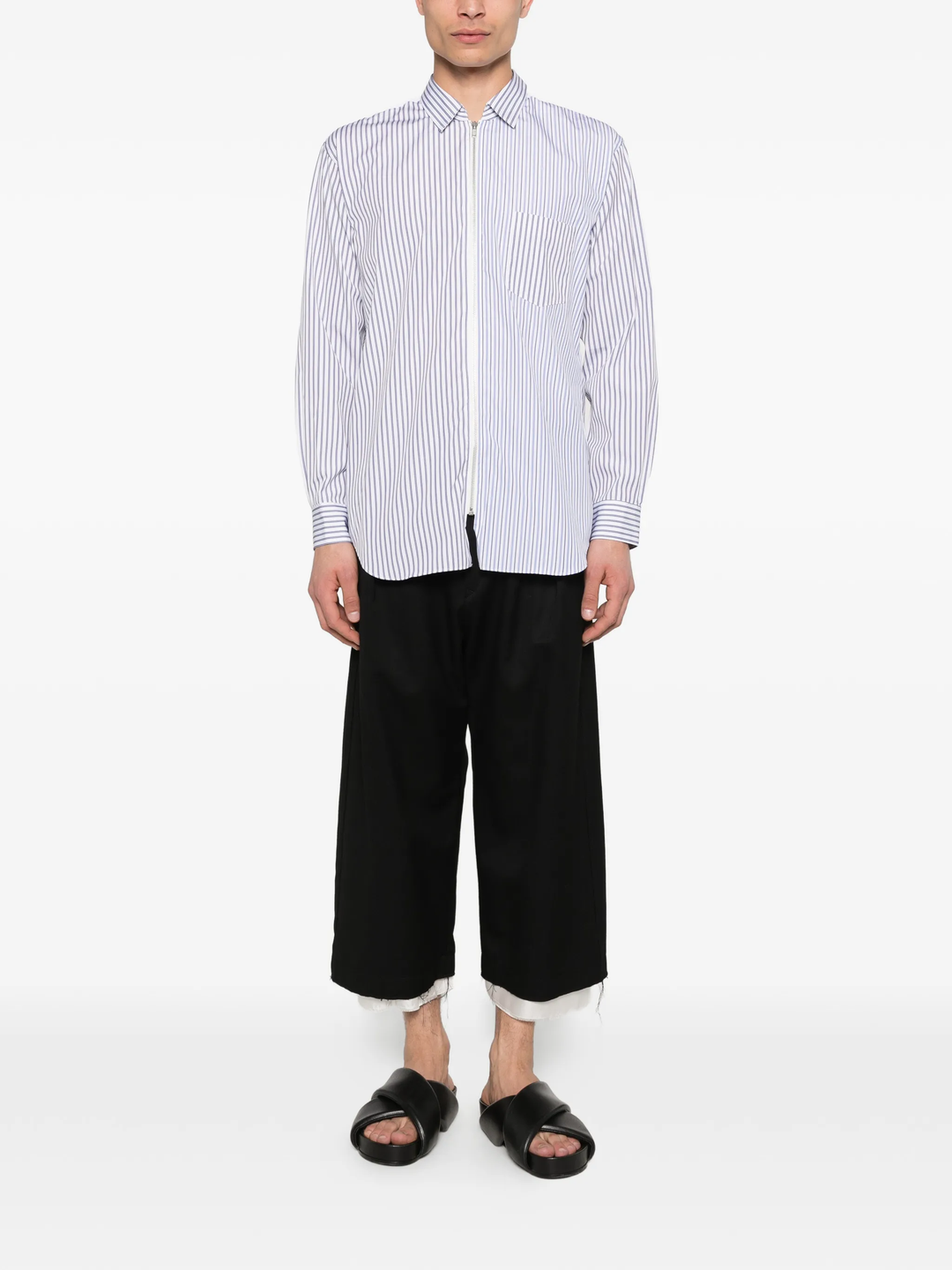 Contrast Stripes Shirt