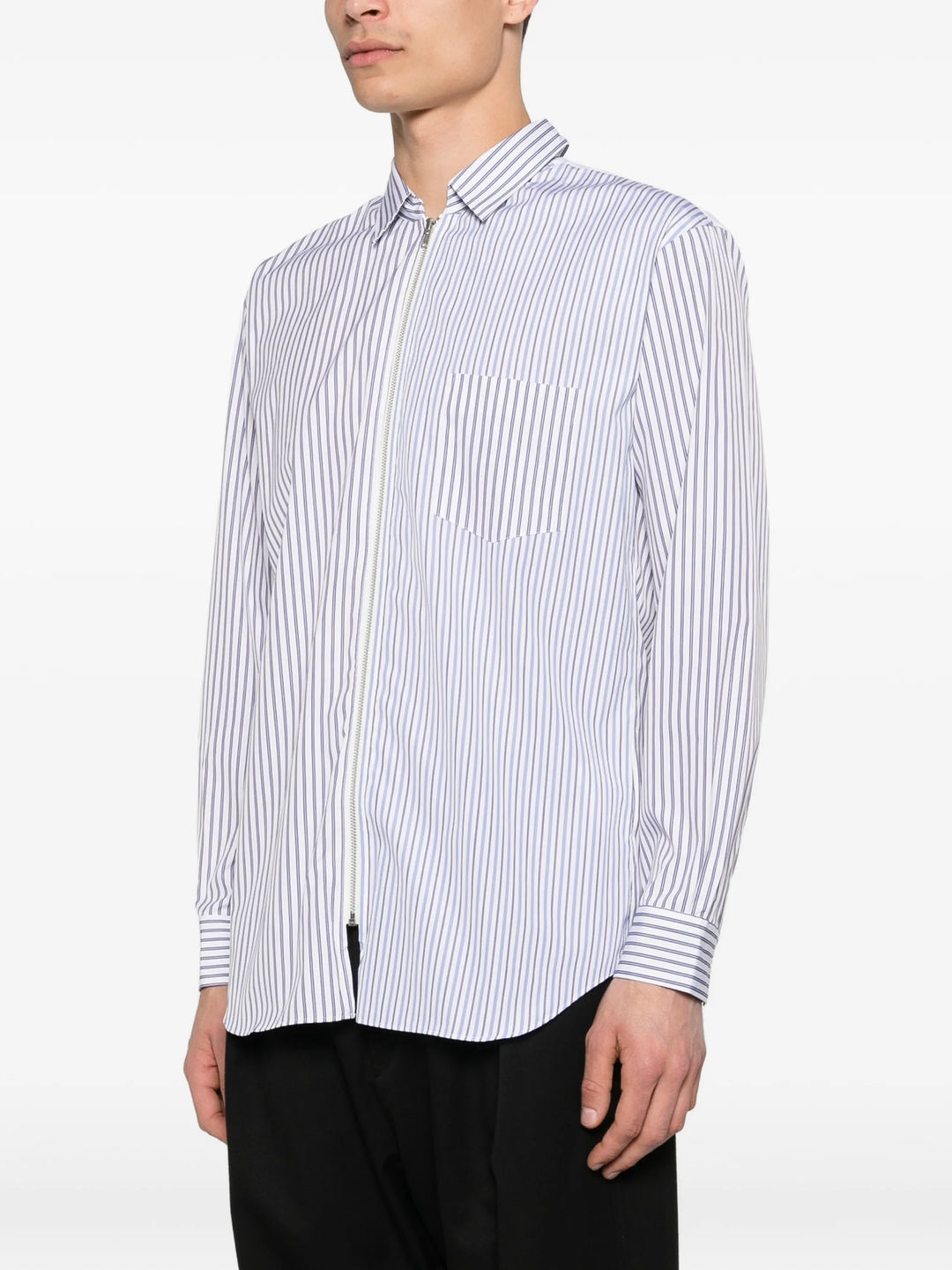 Contrast Stripes Shirt