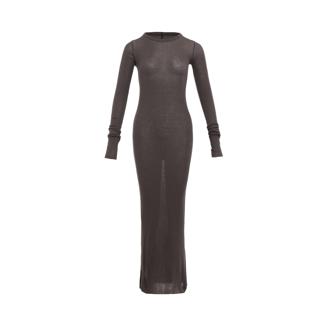 Rib Long Sleeve Dress