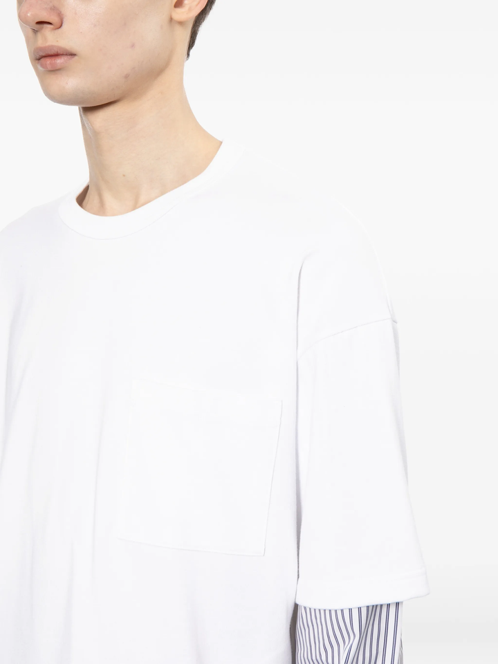 Woven Sleeve Tee