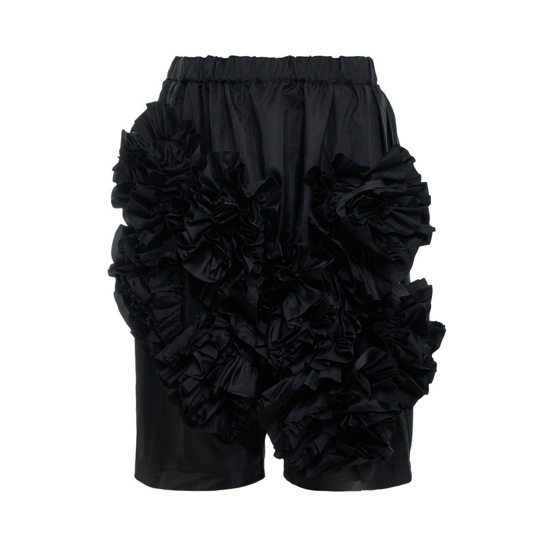Taffeta Ruffle Shorts