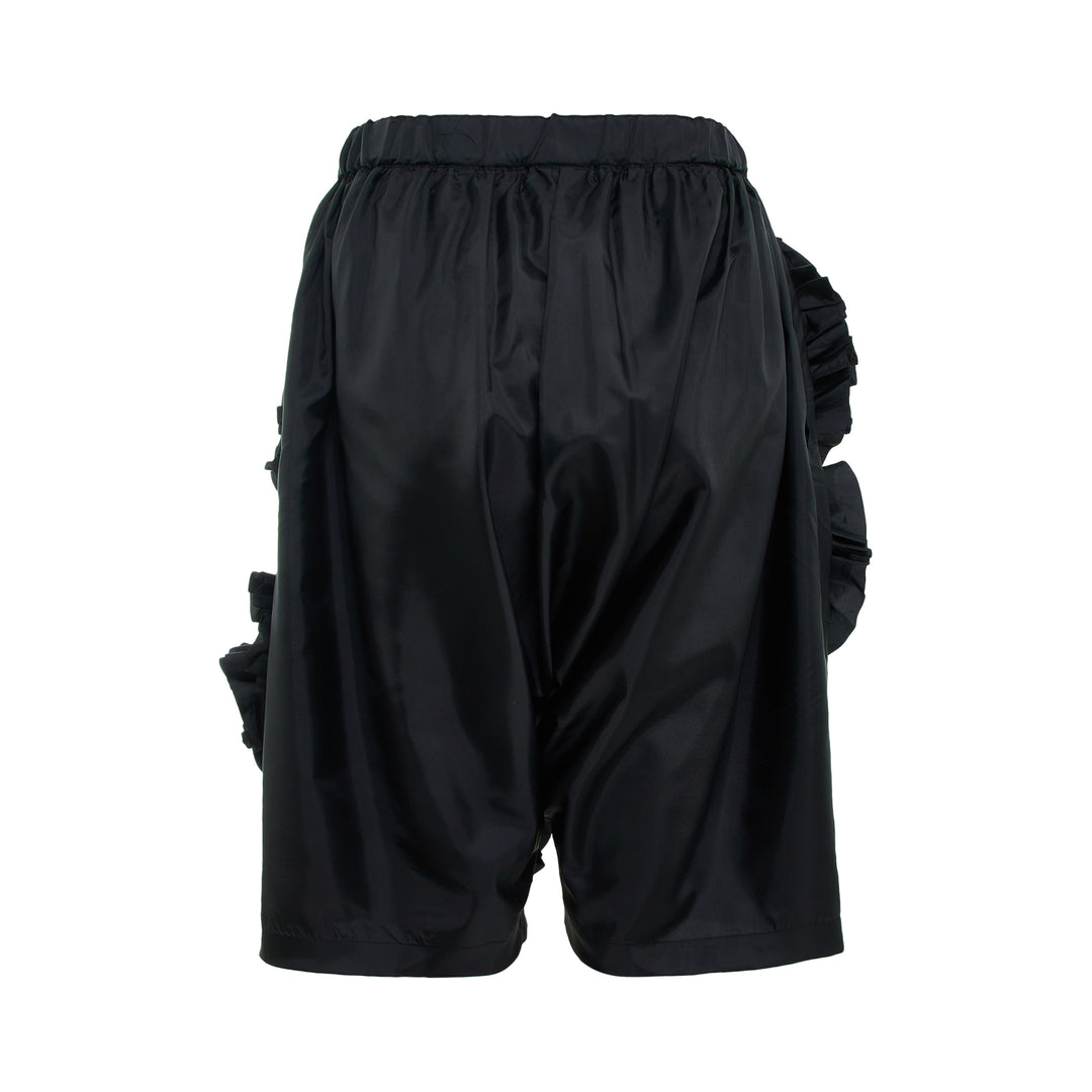 Taffeta Ruffle Shorts