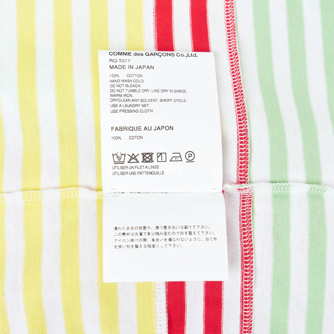 Stripe Colored Pattern Long Sleeve Tee