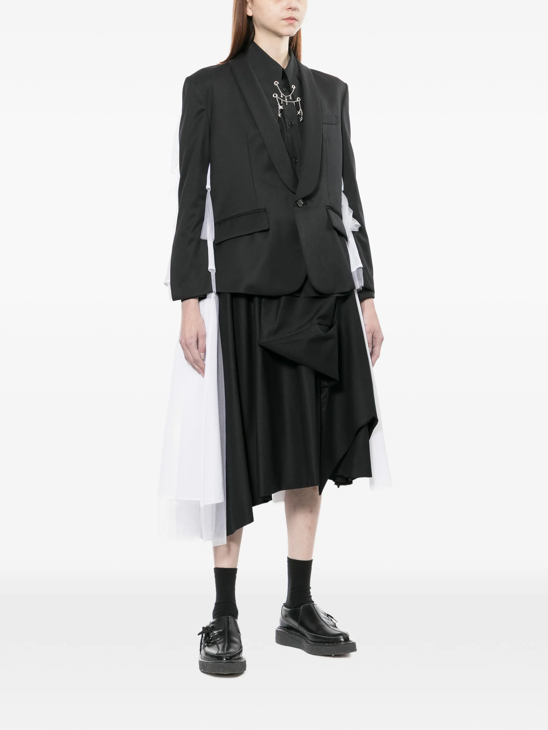 Wool Gabardine Skirt
