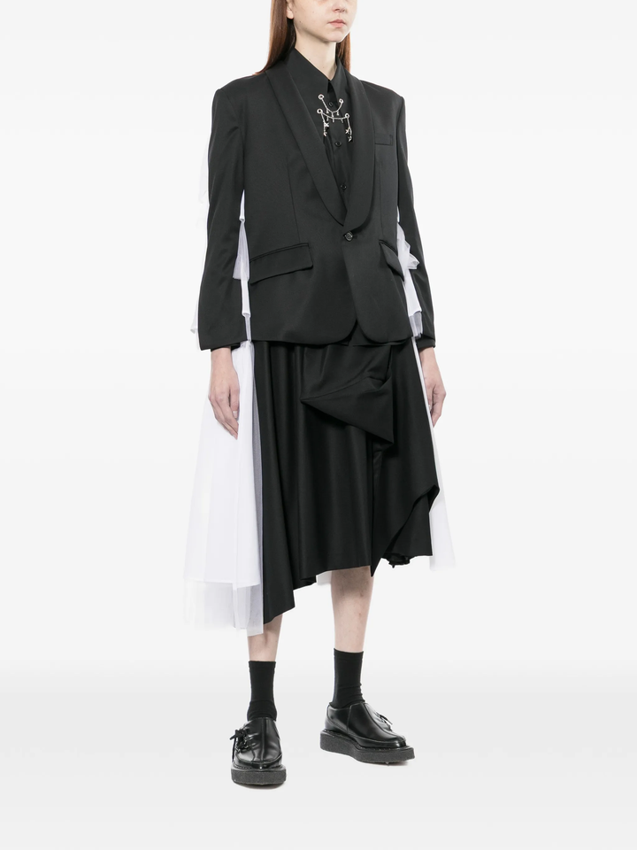 Wool Gabardine Skirt