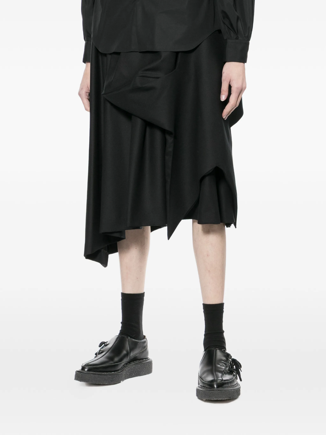 Wool Gabardine Skirt