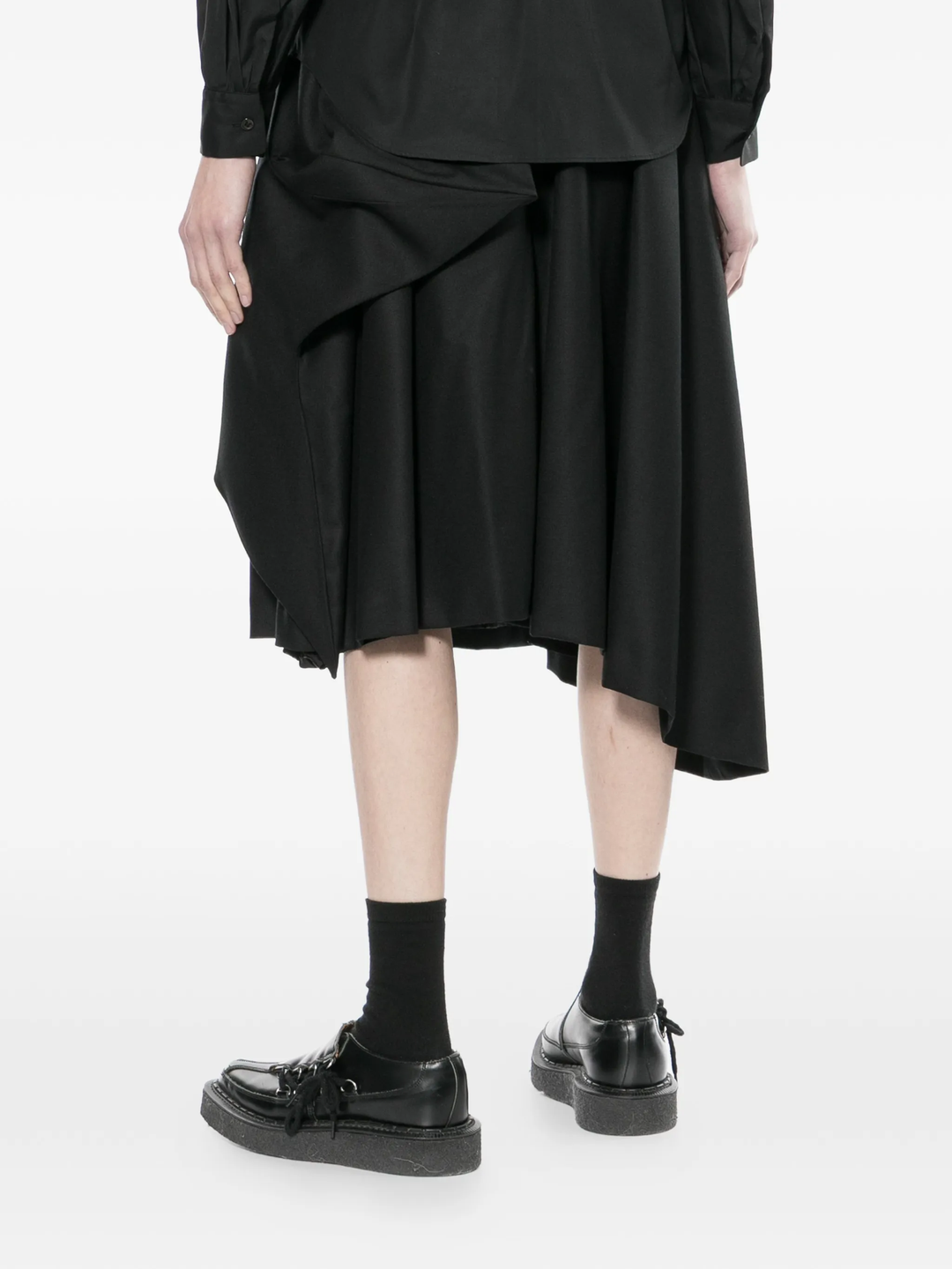 Wool Gabardine Skirt