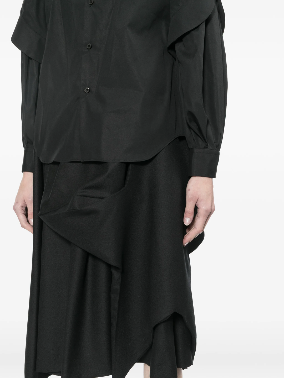 Wool Gabardine Skirt
