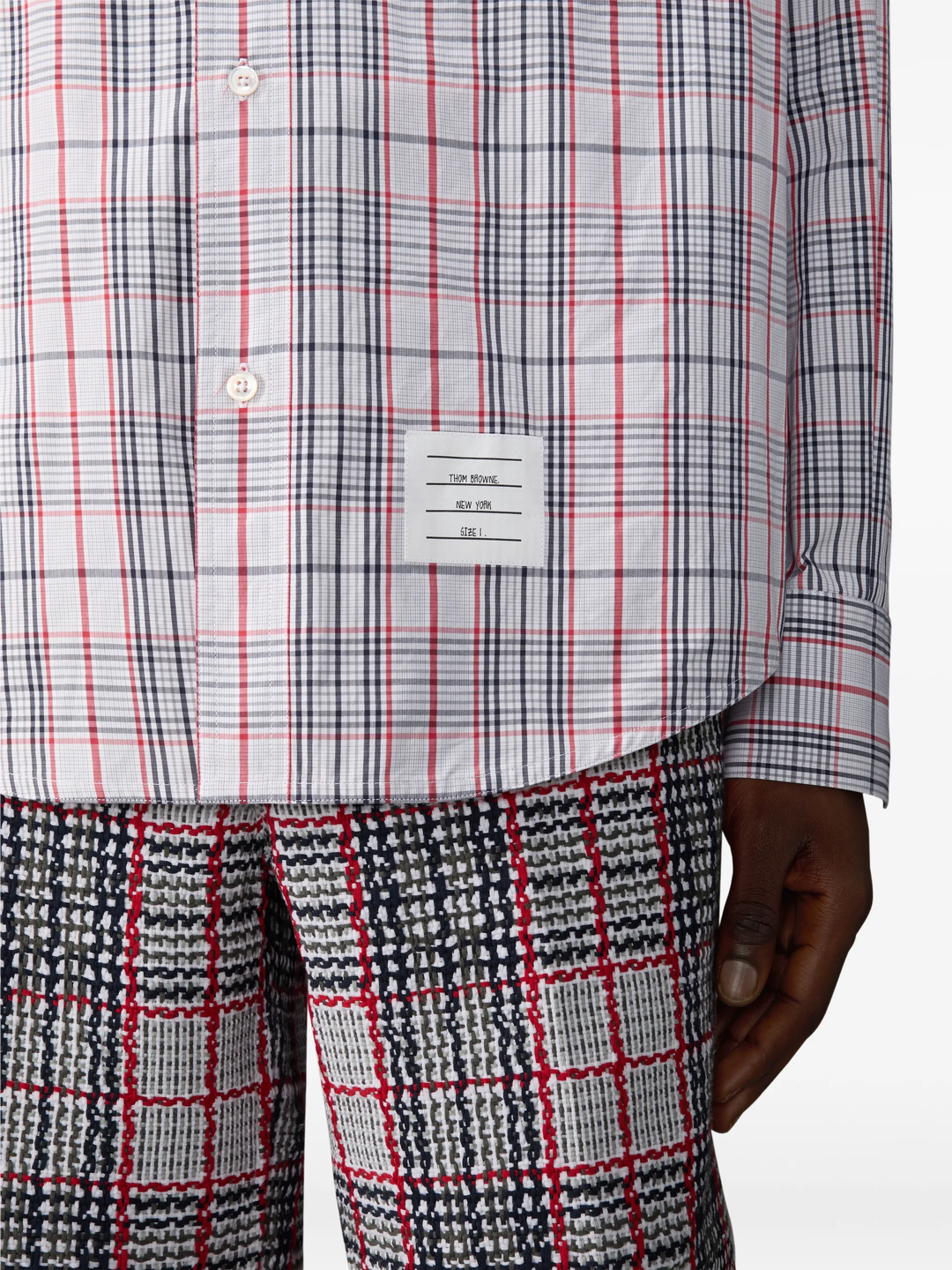 Oversized Point Collar Button Down Shirt