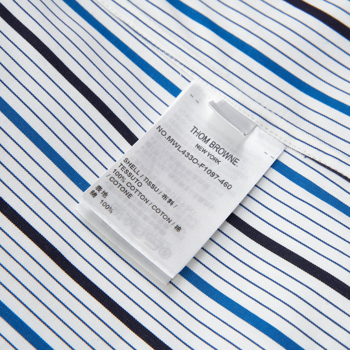 Thom Browne Long Sleeve Straight Fit Popover Armband Shirt – Available at Club 21, Official Retailer in Singapore, Malaysia & Thailand with Global Shipping Online