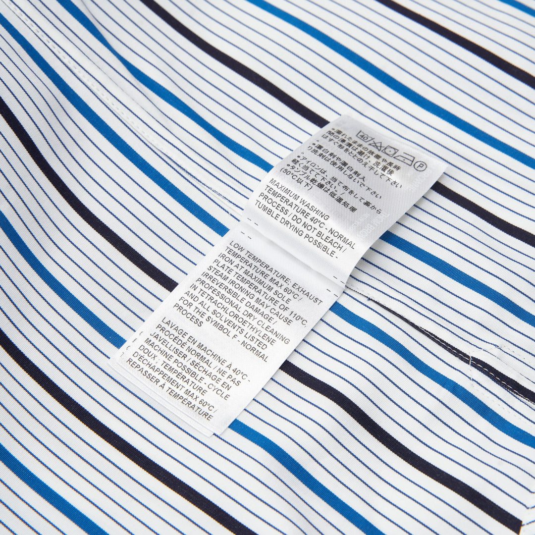Thom Browne Long Sleeve Straight Fit Popover Armband Shirt – Available at Club 21, Official Retailer in Singapore, Malaysia & Thailand with Global Shipping Online