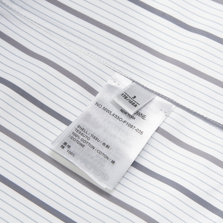 Thom Browne Long Sleeve Straight Fit Popover Armband Shirt – Available at Club 21, Official Retailer in Singapore, Malaysia & Thailand with Global Shipping Online