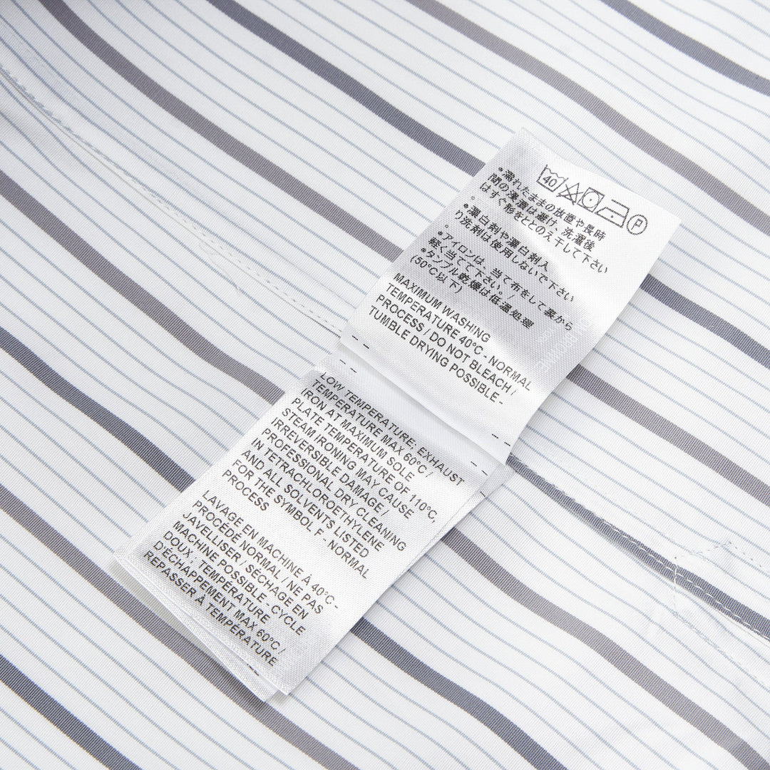 Thom Browne Long Sleeve Straight Fit Popover Armband Shirt – Available at Club 21, Official Retailer in Singapore, Malaysia & Thailand with Global Shipping Online