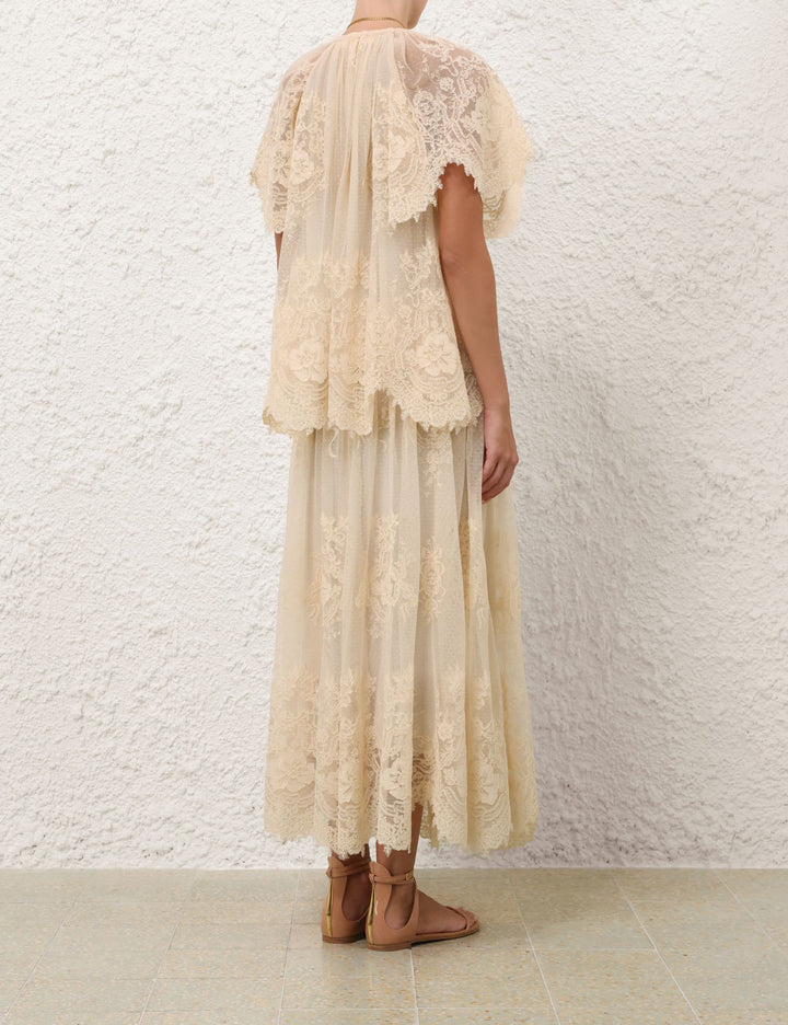 Luna Lace Maxi Skirt