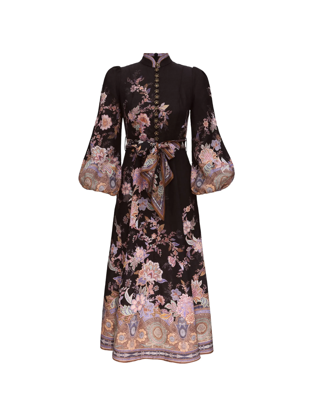 Luna Button Midi Dress