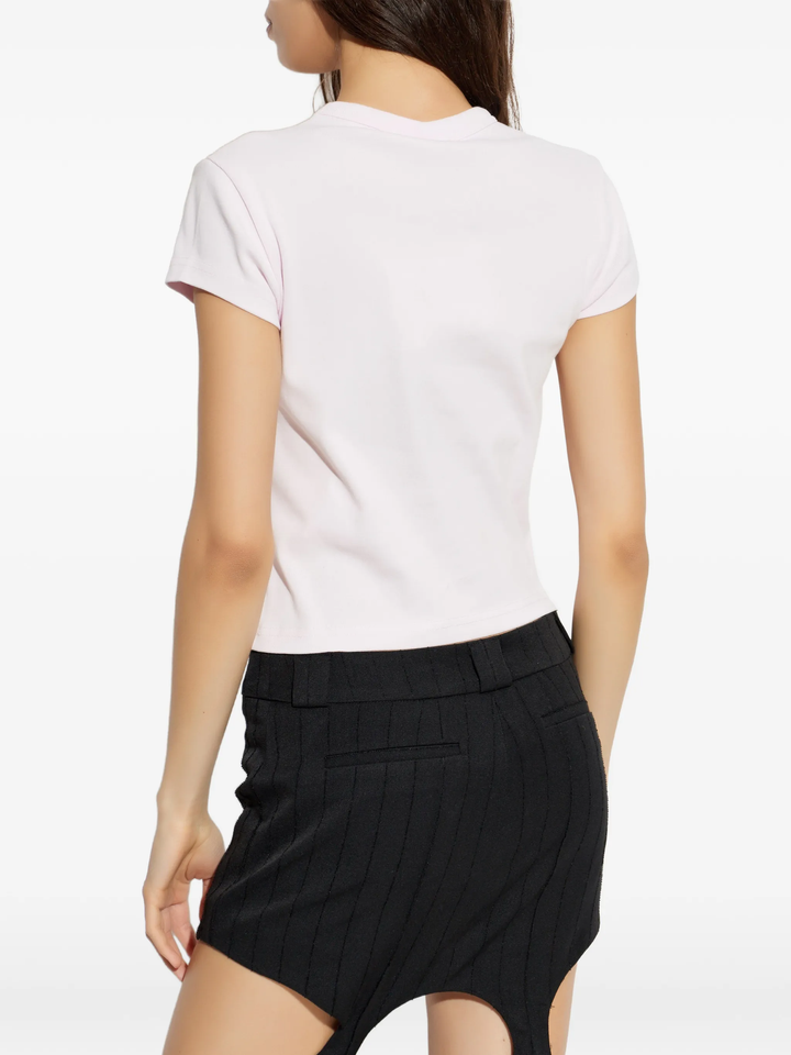 Baby Tee with Hotfix Graphic