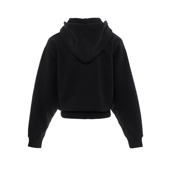 Rhinestone Zip-Up Hoodie