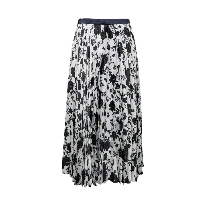 Pattern Mix Pleated Skirt