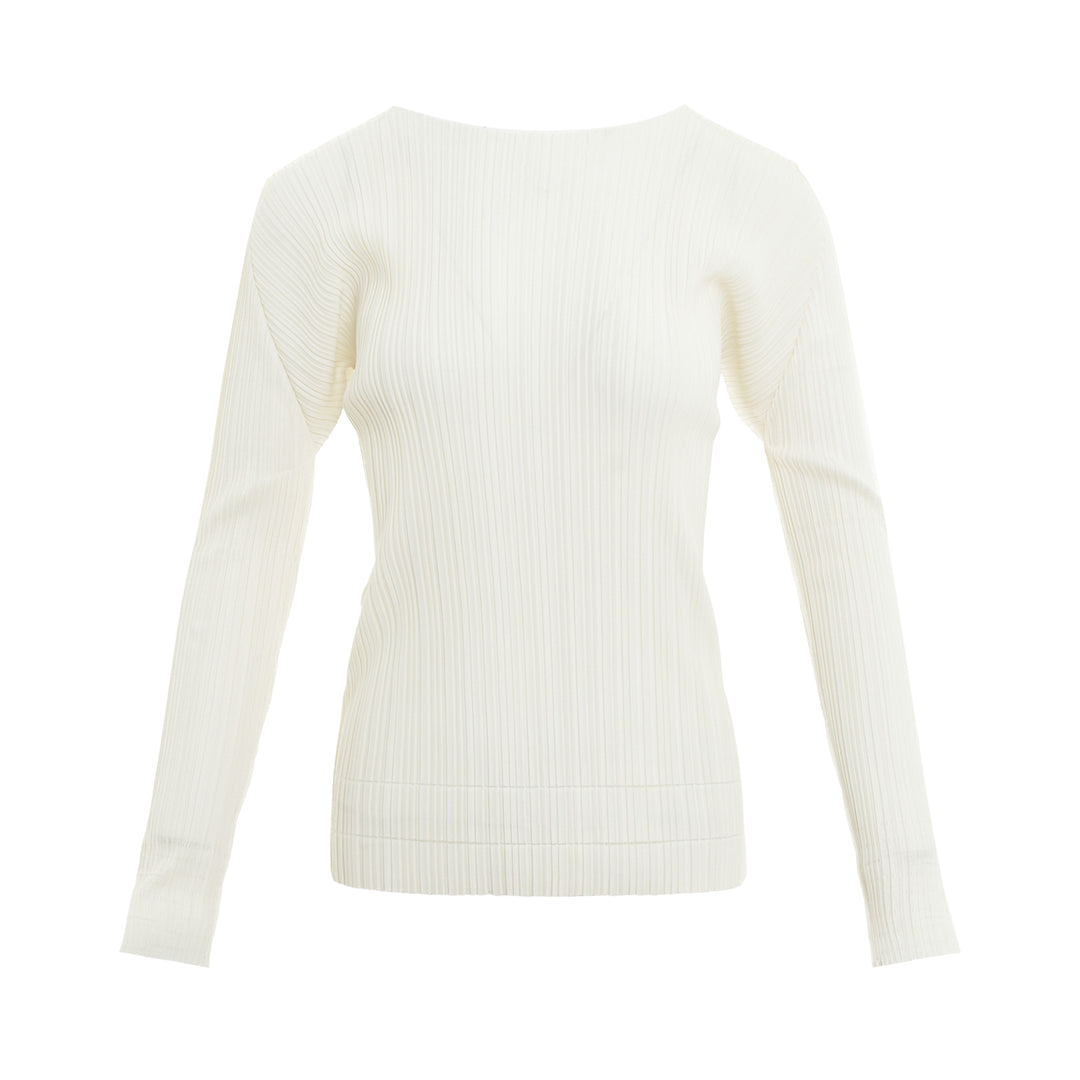 Soft Pleats Long Sleeve Shirt