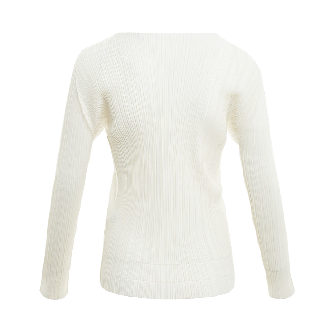 Soft Pleats Long Sleeve Shirt