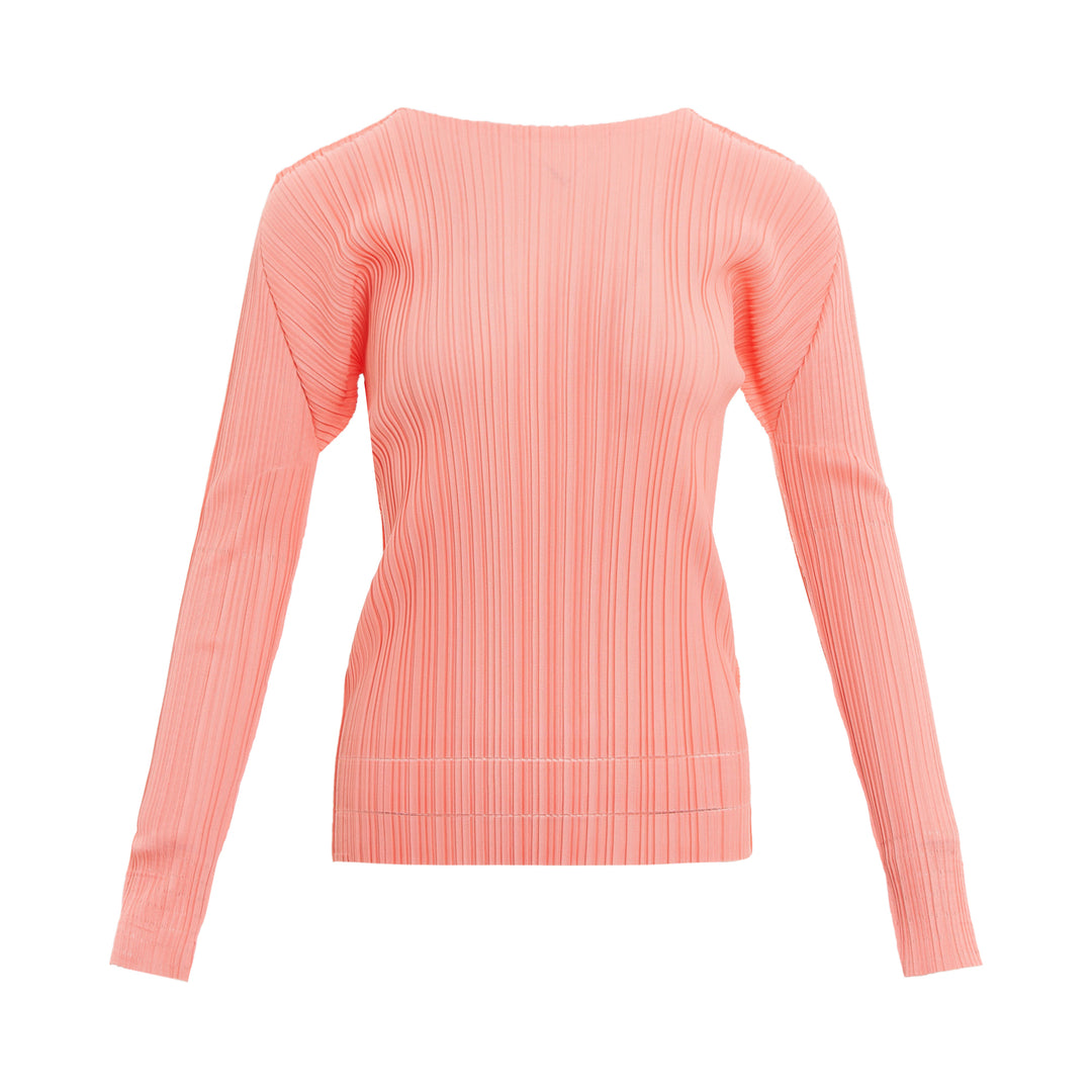 Soft Pleats Long Sleeve Shirt
