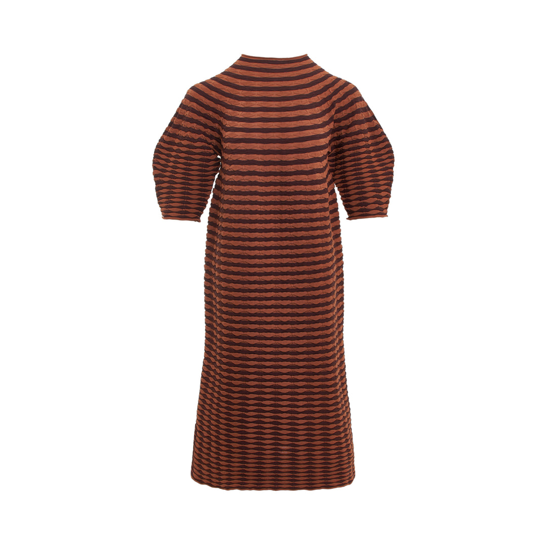 Colorful Mushroom Knit Dress