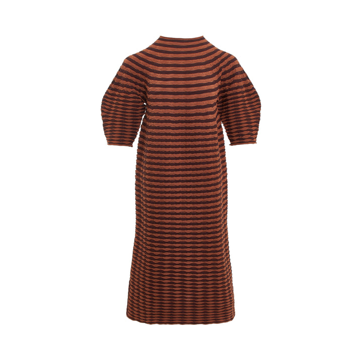 Colorful Mushroom Knit Dress