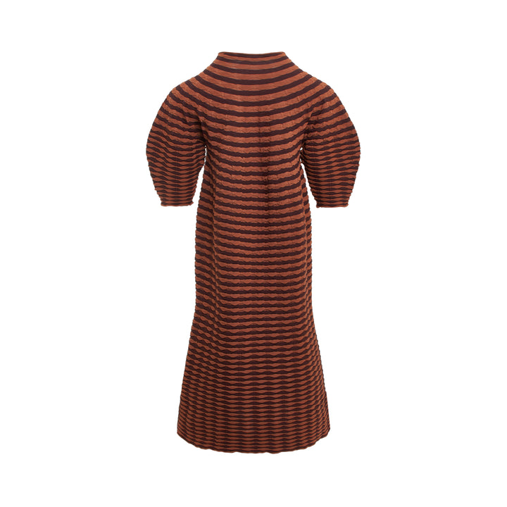 Colorful Mushroom Knit Dress