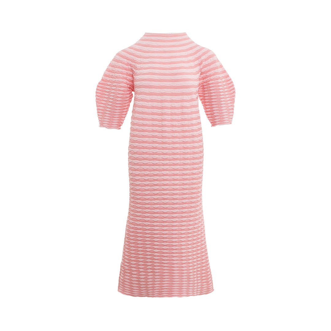 Colorful Mushroom Knit Dress