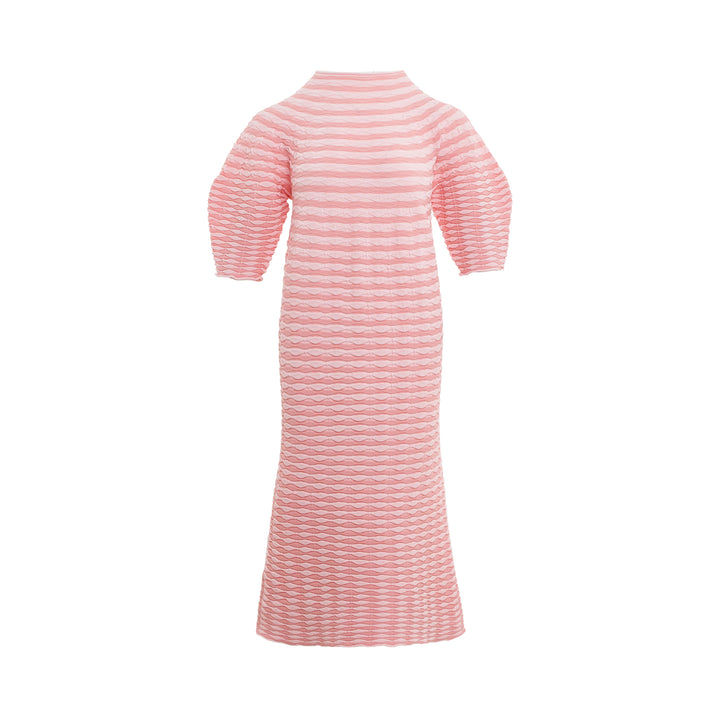 Colorful Mushroom Knit Dress