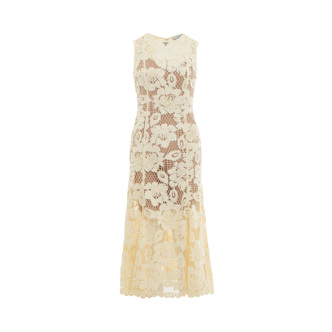 Self-Portrait Yellow Crochet Lace Midi Dress – Available at Club 21, Official Retailer in Singapore, Malaysia & Thailand with Global Shipping Online