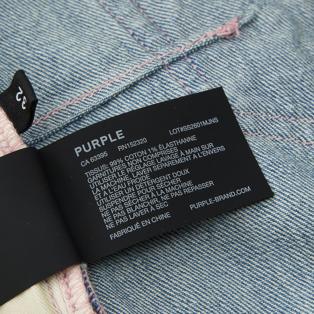 PURPLE Skinny Plaid Repair Dirty Jeans – Available at Club 21, Official Retailer in Singapore, Malaysia & Thailand with Global Shipping Online