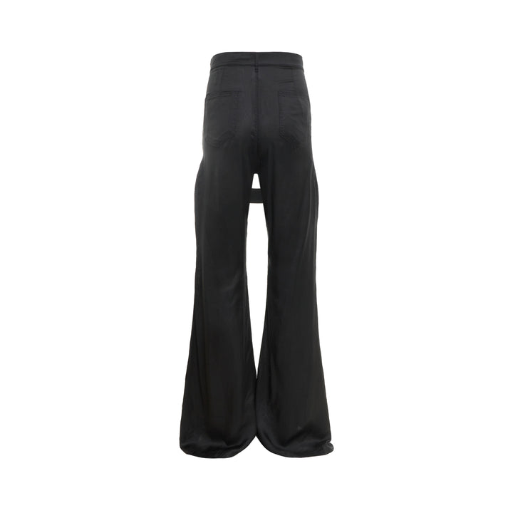 Panelled Strap Flare Pants