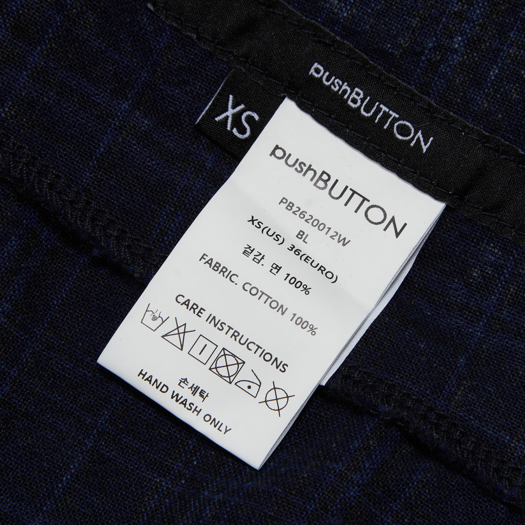 pushBUTTON Blue Wavy Vintage Denim Skirt – Available at Club 21, Official Retailer in Singapore, Malaysia & Thailand with Global Shipping Online