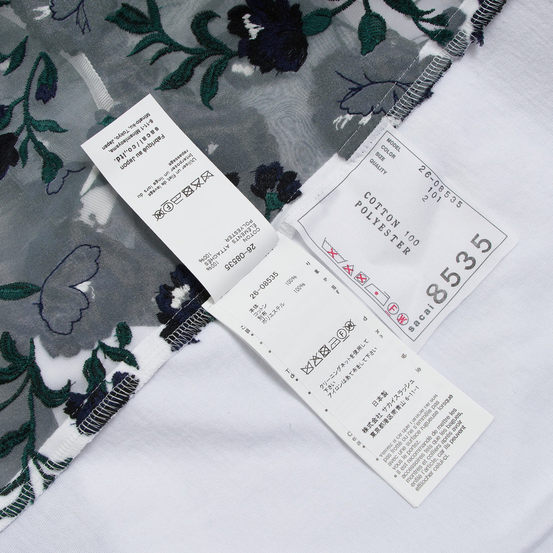 sacai Floral T-Shirt – Available at Club 21, Official Retailer in Singapore, Malaysia & Thailand with Global Shipping Online