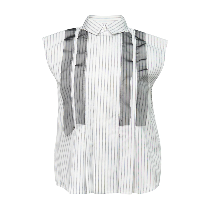 Striped Poplin Shirt