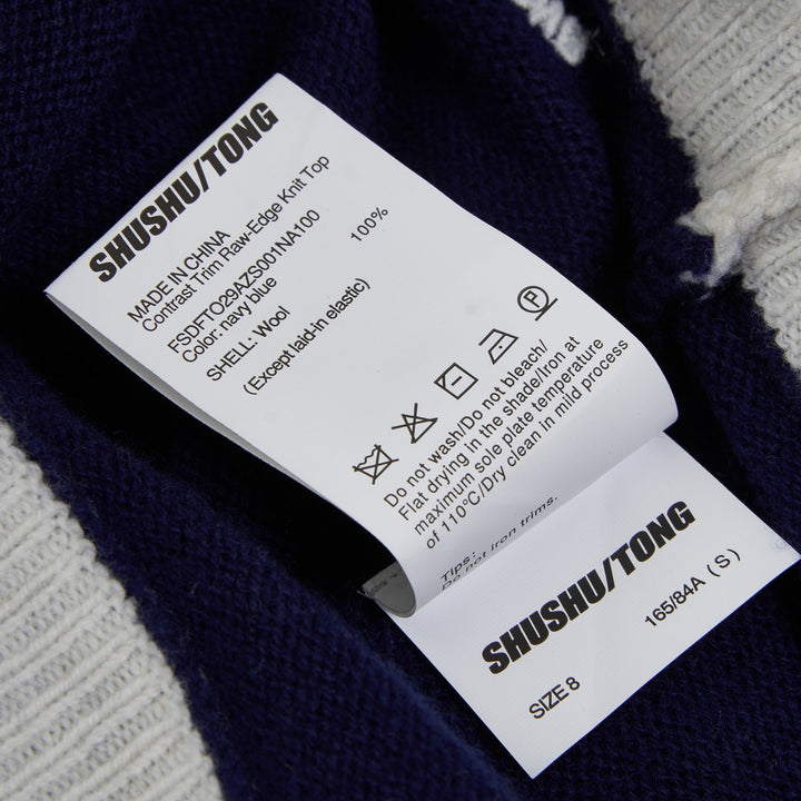 SHUSHU/TONG Contrast Trim Knit Cardigan – Available at Club 21, Official Retailer in Singapore, Malaysia & Thailand with Global Shipping Online