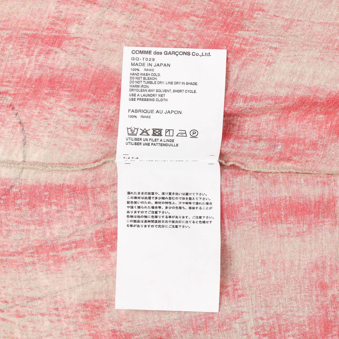 Linen Jersey Garment Dyed Tee