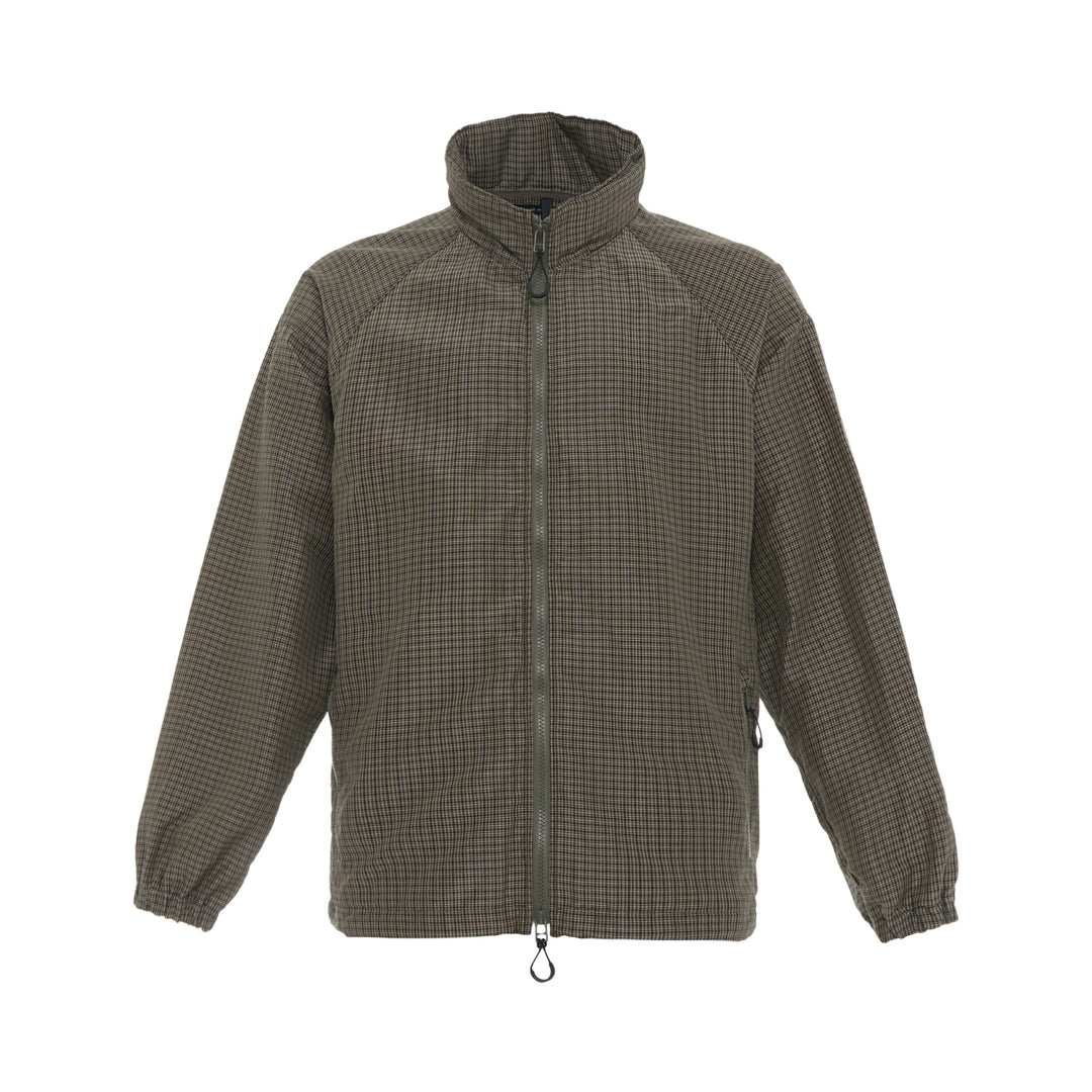 Check Zip Up Jacket