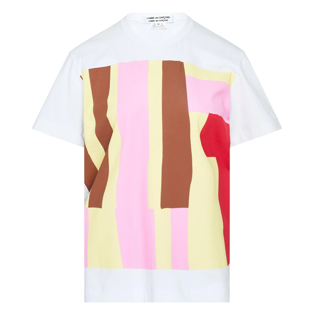 Abstract Print Cotton Tee